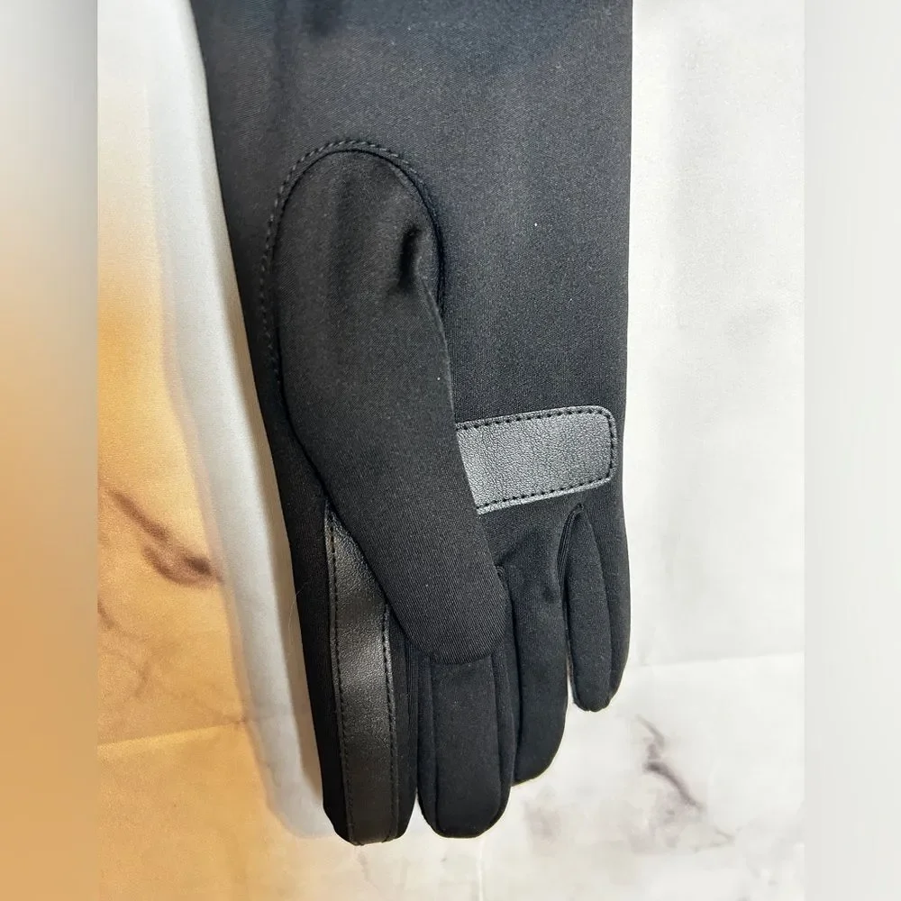 NWT Isotoner Warm Fleece Lining Stretch Cold Weather Stretch Gloves S13